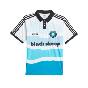 Adidas Black Sheep x CLTFC Football Shirt - White/Sharp Blue/Black