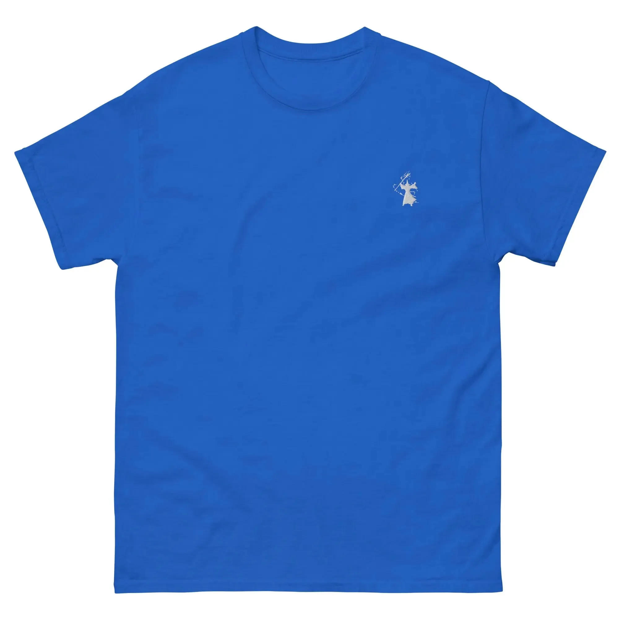 Blue Embroidered Wizard Tee