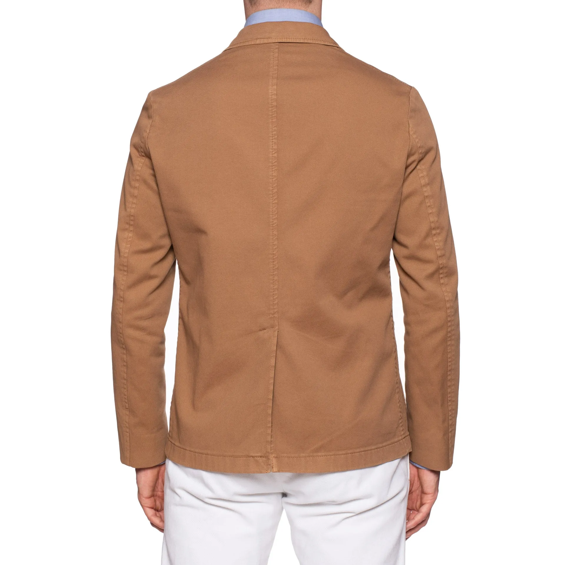 BOGLIOLI Milano "67" Light Brown Cotton 4 Button Unlined Jacket EU M NEW US 40