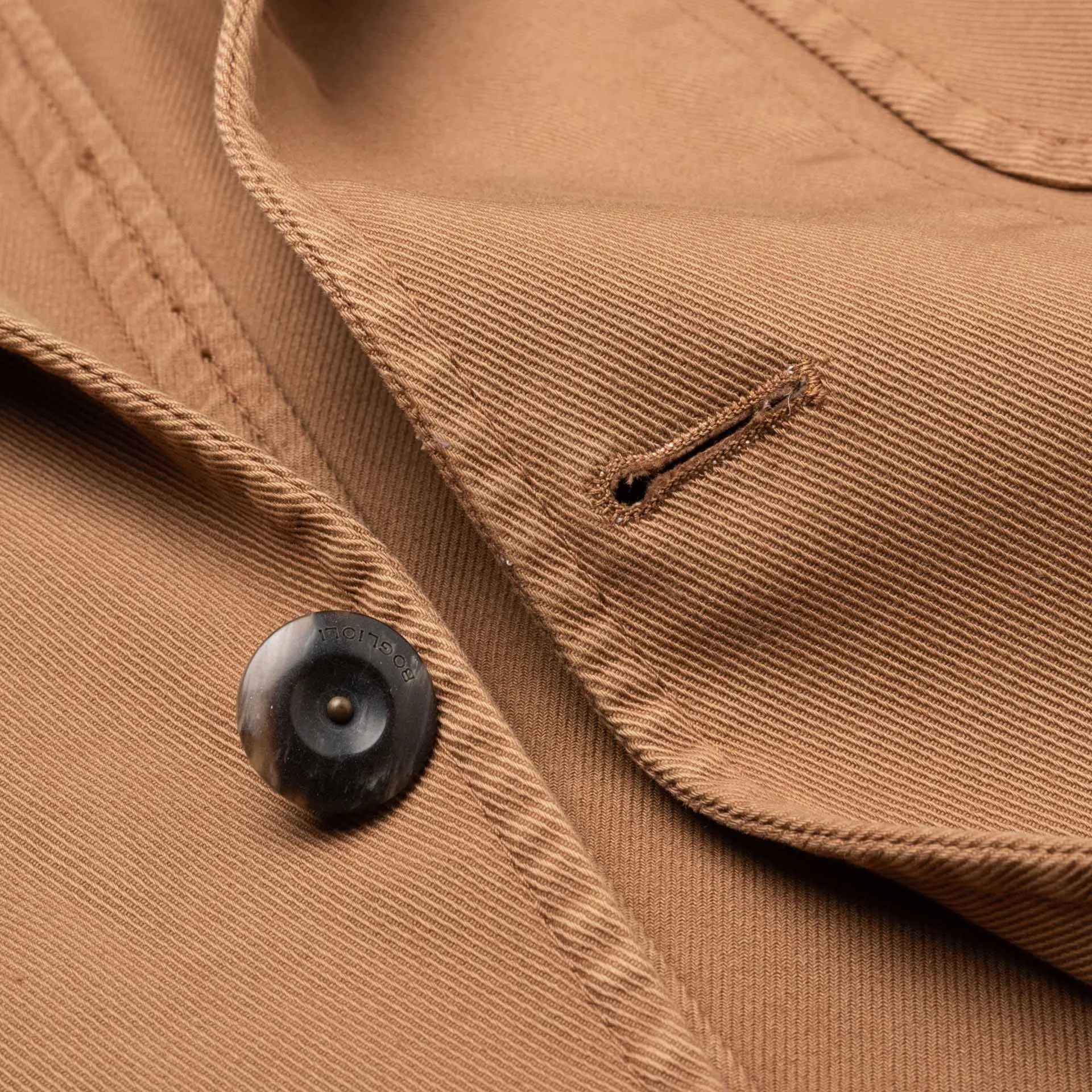 BOGLIOLI Milano "67" Light Brown Cotton 4 Button Unlined Jacket EU M NEW US 40