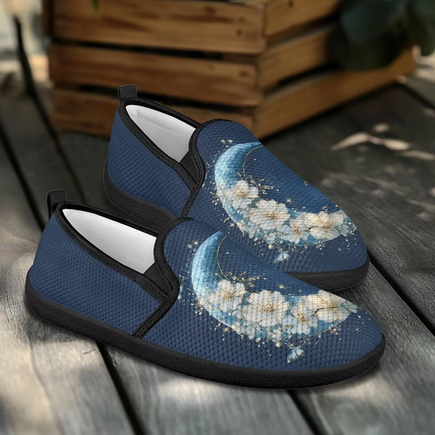 Butterfly Flats for Women 2024 Round Toe Loafers Business Slip On Work Shoes Casual Mesh Walking Sneakers