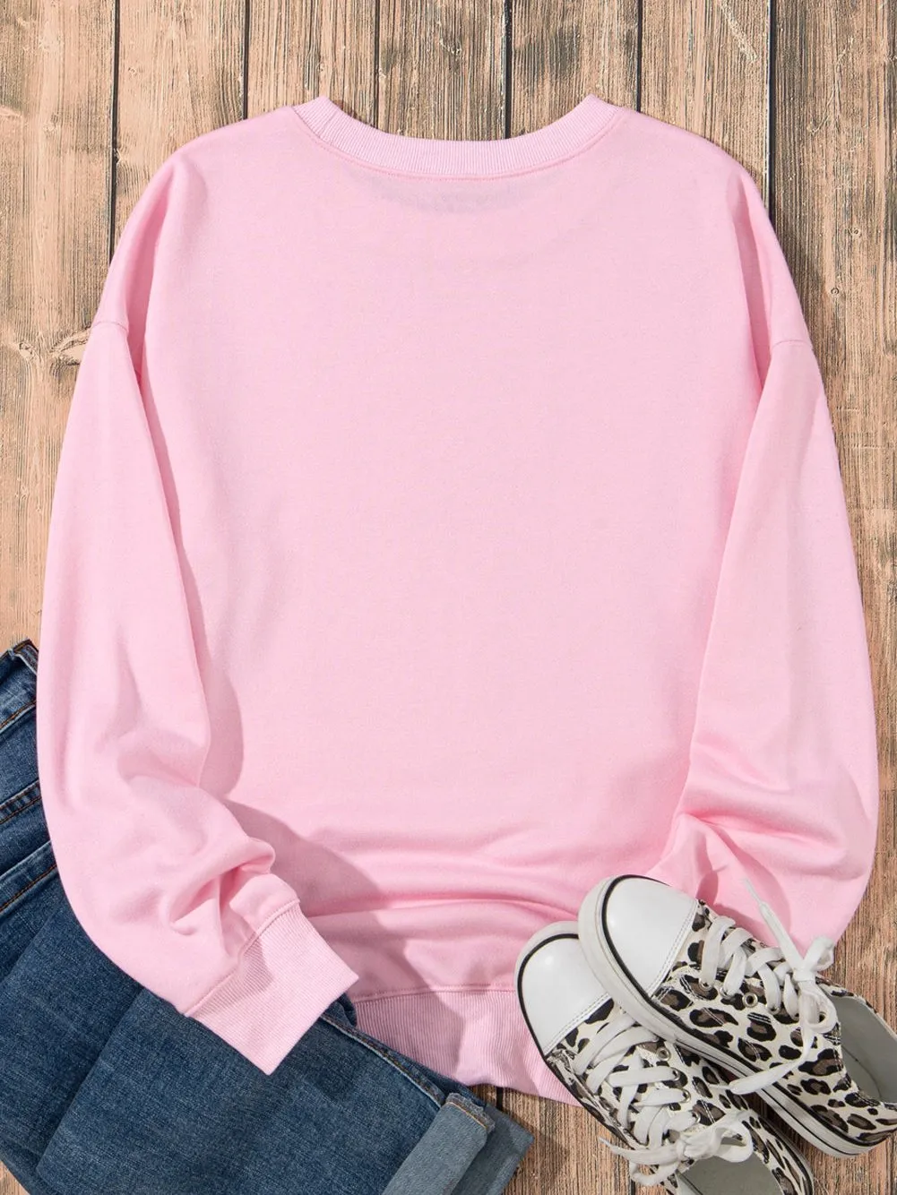 Casual Pink Pullover