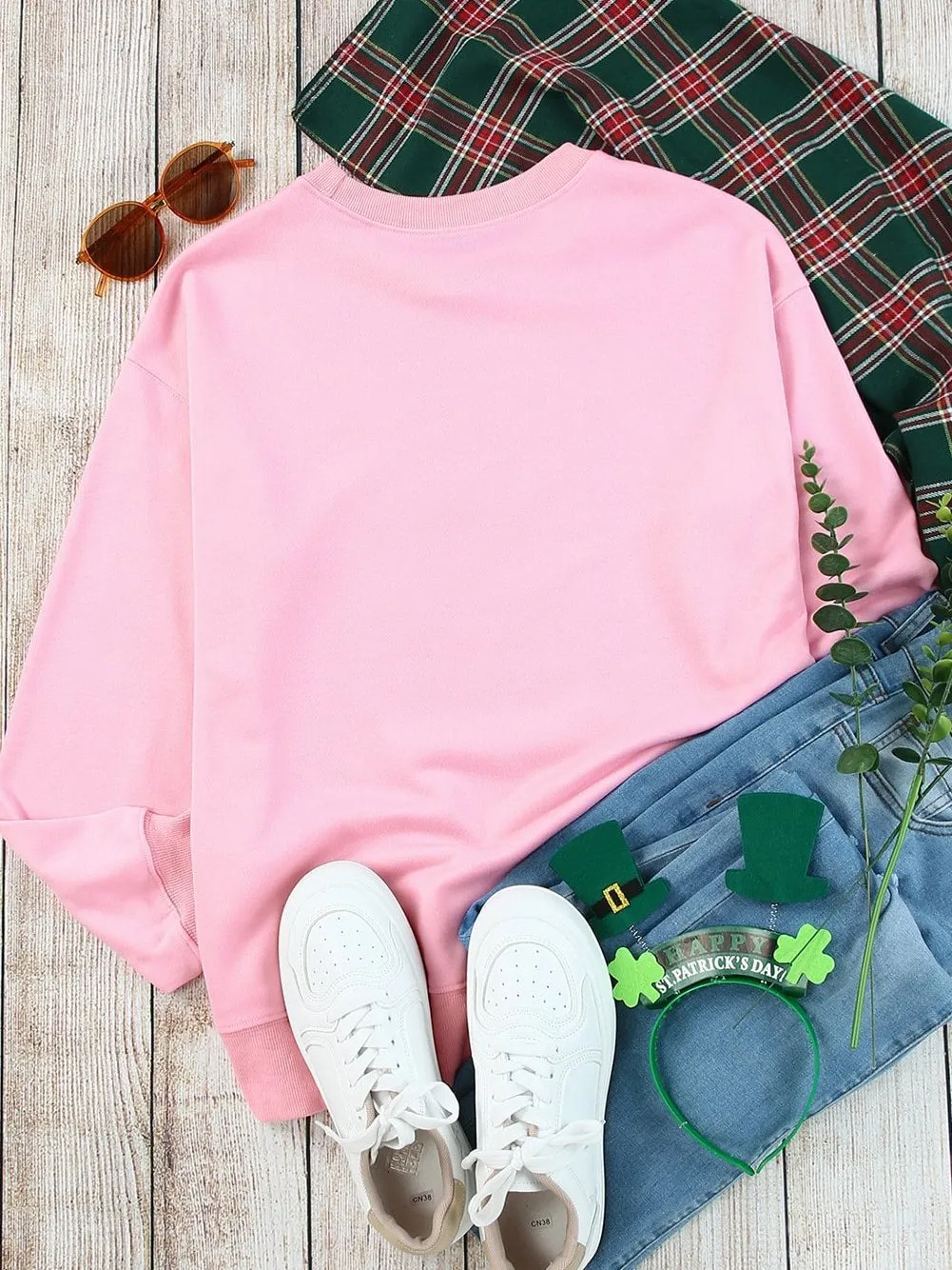Casual Pink Pullover