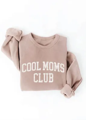 Cool Moms Club Bella Canvas Sweatshirt - Boutique Bella Canvas Sweatshirt/ Natural Sweatshirt / Mom Style/ Mom Life Sweater