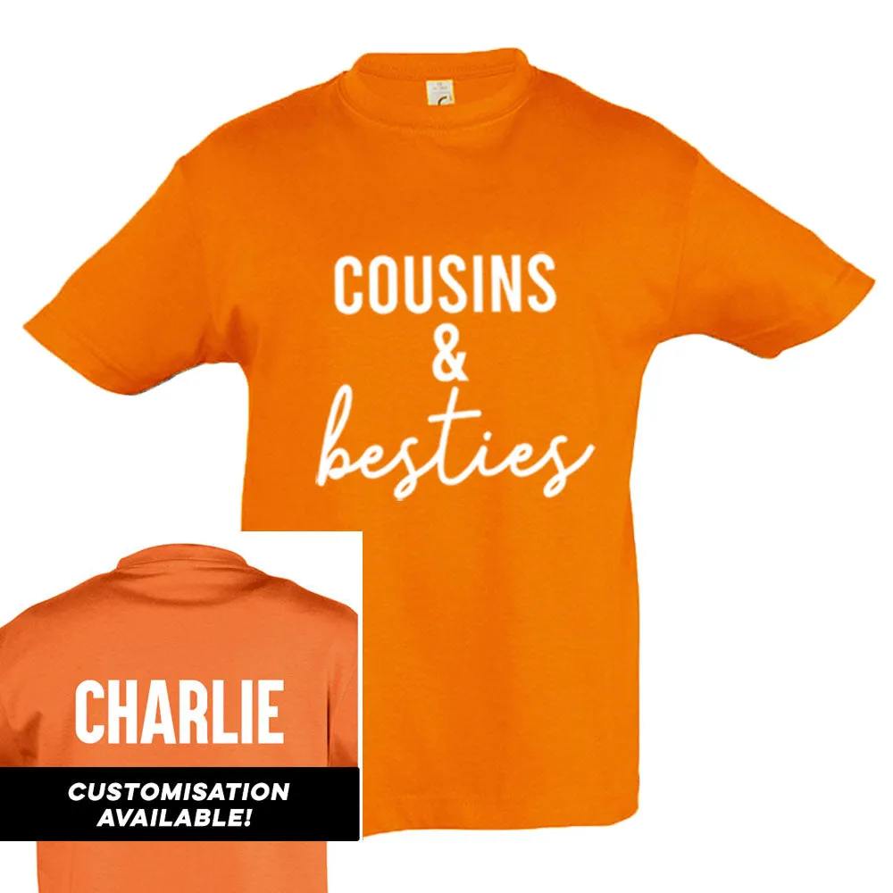 Cousins & Besties Matching Orange Tees (MRK X)