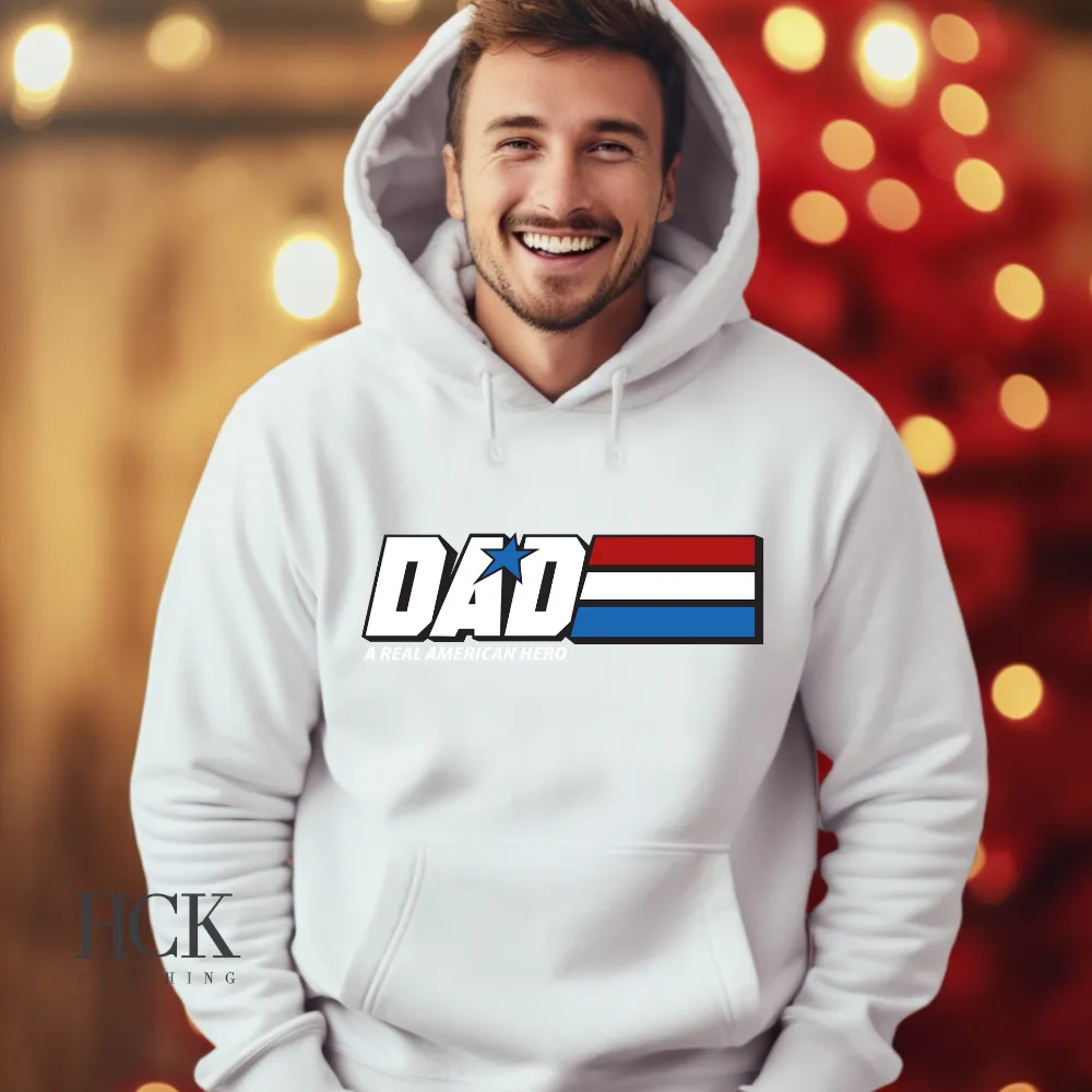 Dad Real Life Hero Hoodie- 2 COLORS