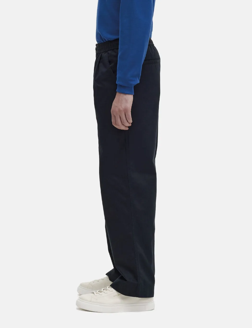 Fred Perry Draw String Trousers (Wide Leg) - Navy Blue