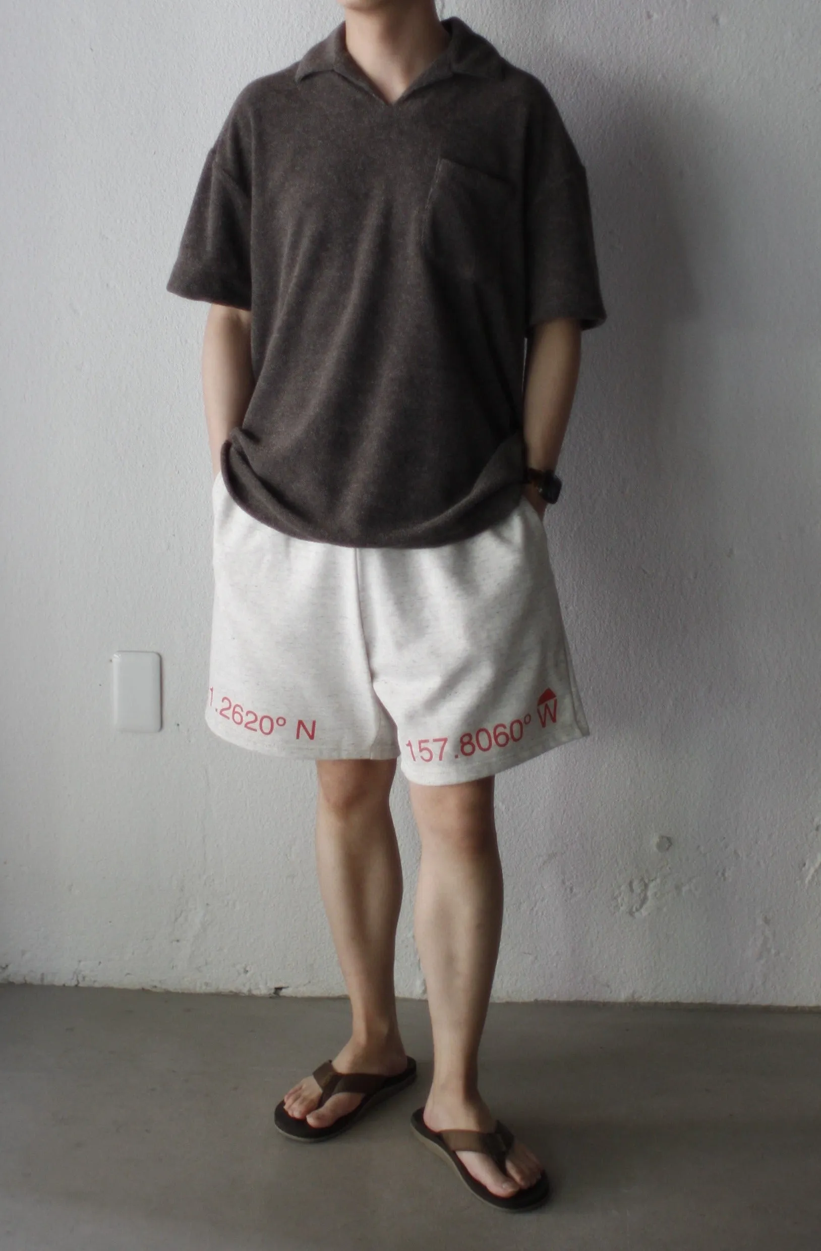 French Terry Shorts(Lat＆Long)
