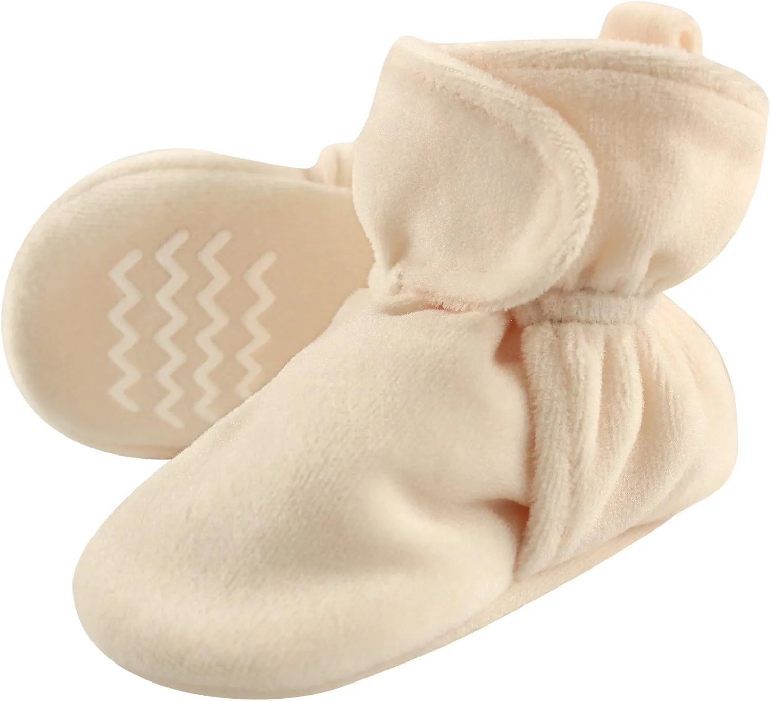 Hudson Baby Baby Girls' Cozy Velour Booties