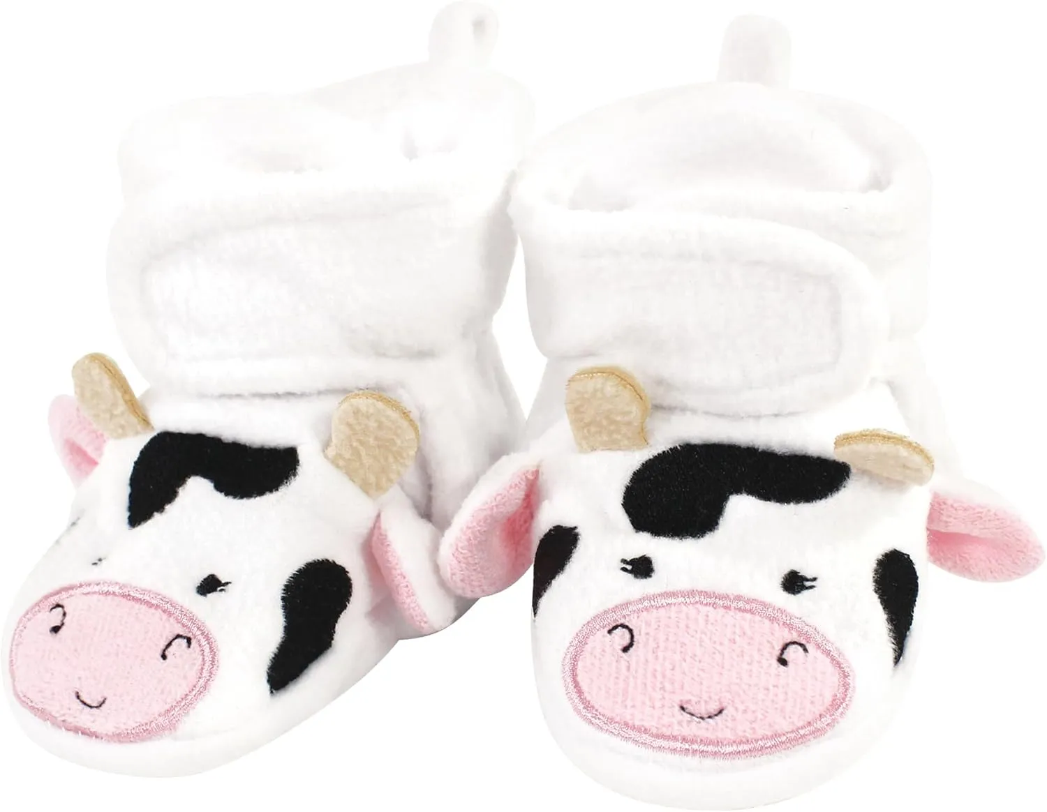 Hudson Baby Unisex-Child Cozy Fleece Booties Winter Accessory Set