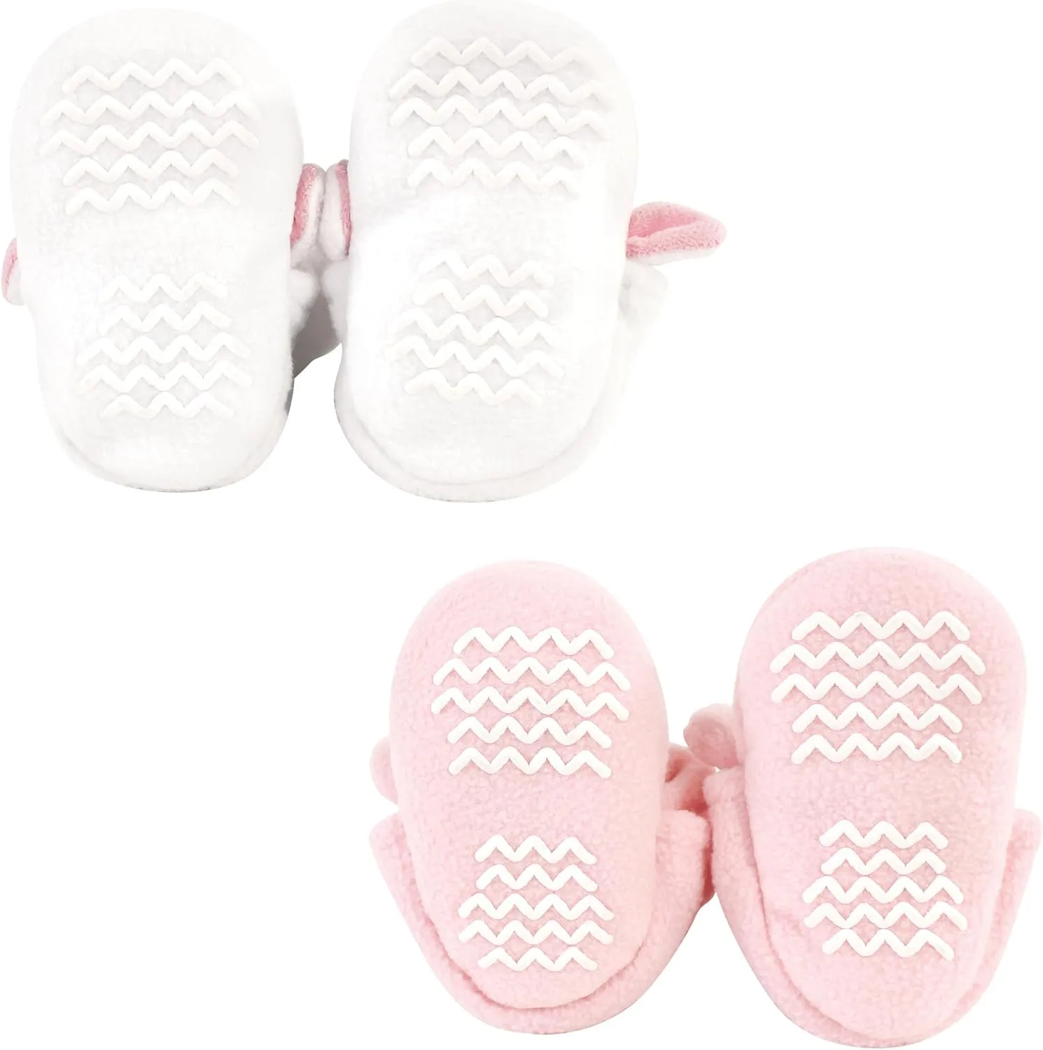 Hudson Baby Unisex-Child Cozy Fleece Booties Winter Accessory Set