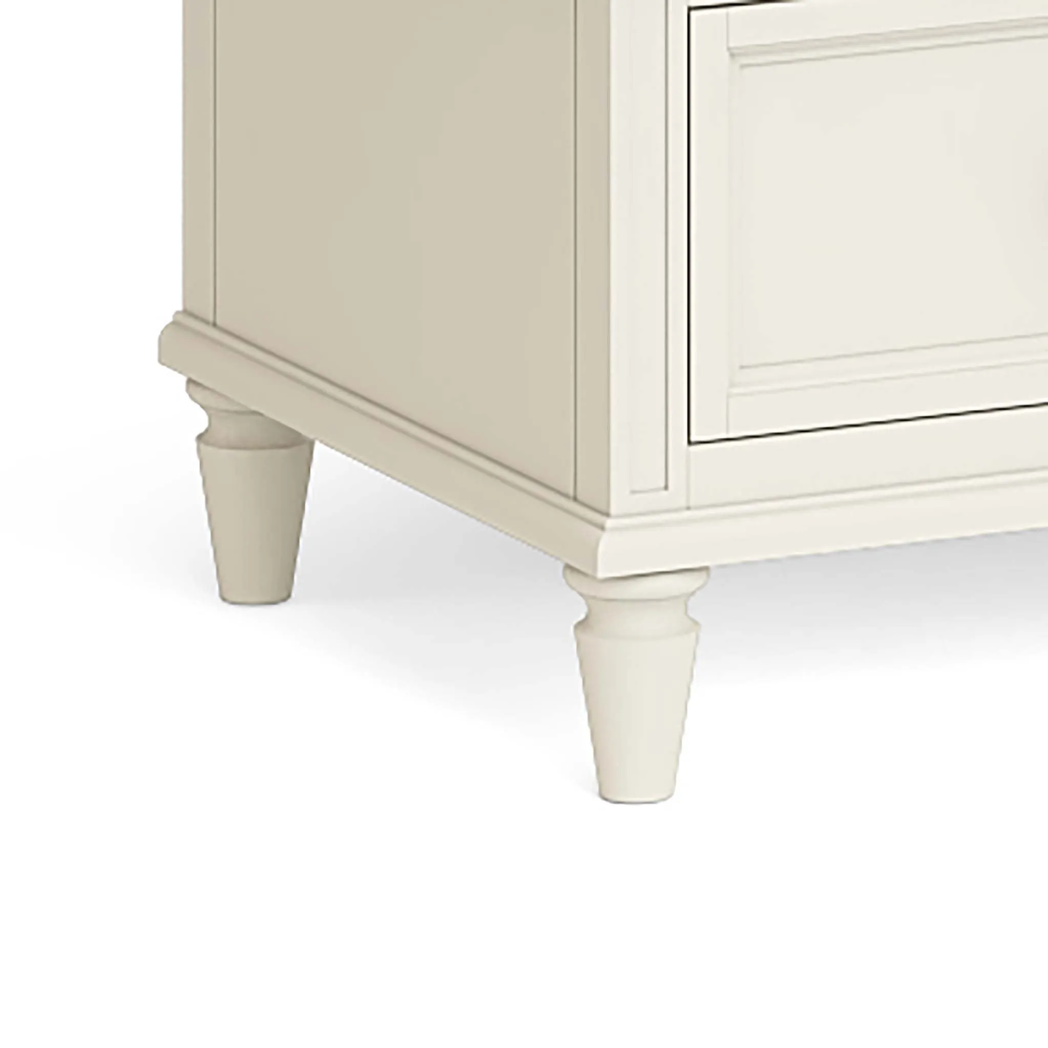 Mulsanne Cream Double Wardrobe with Drawer