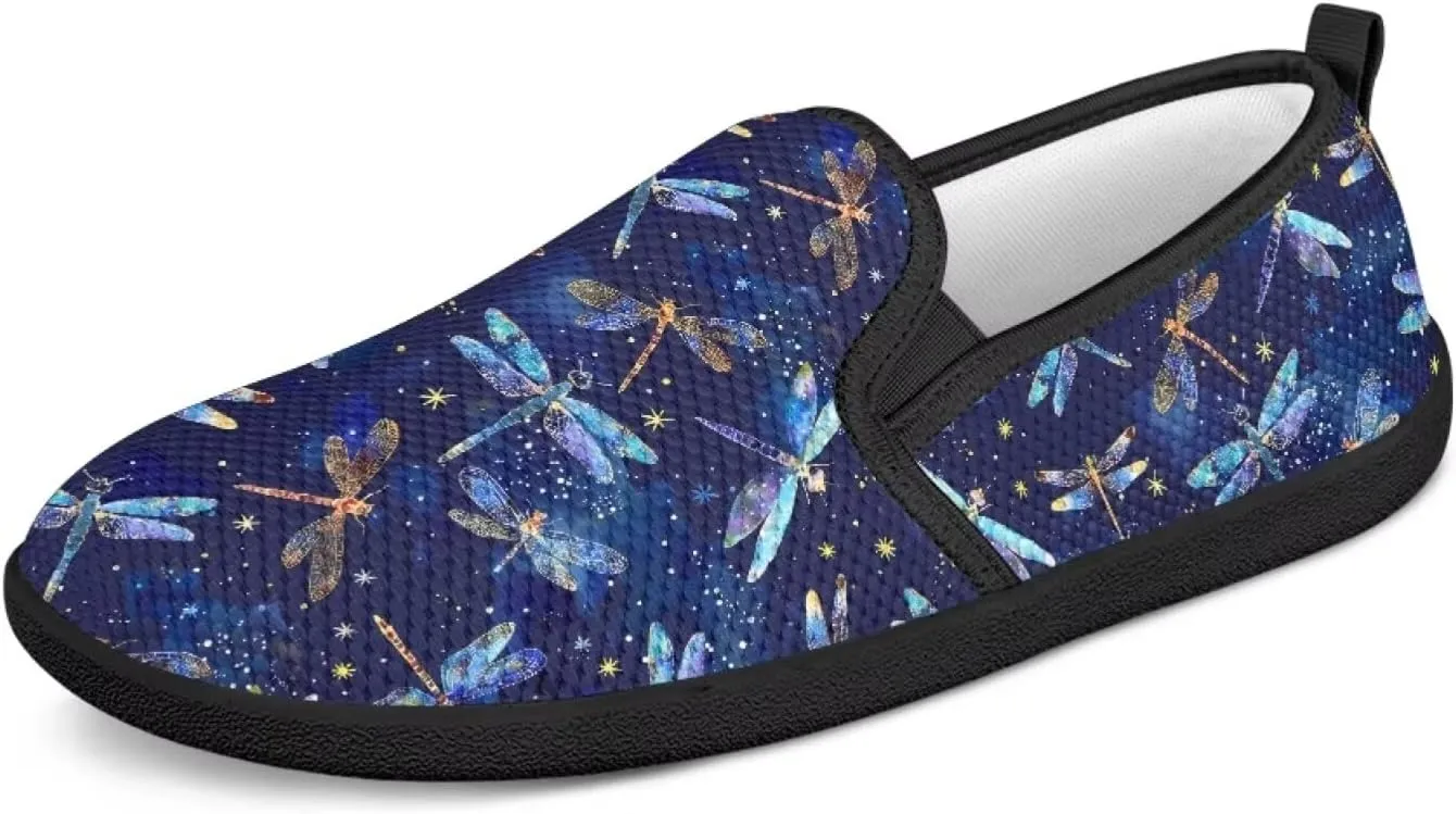 Mushroom Mesh Flats for Women Wide Width Loafers Casual Walking Sneakers Business Slip On Work Shoes