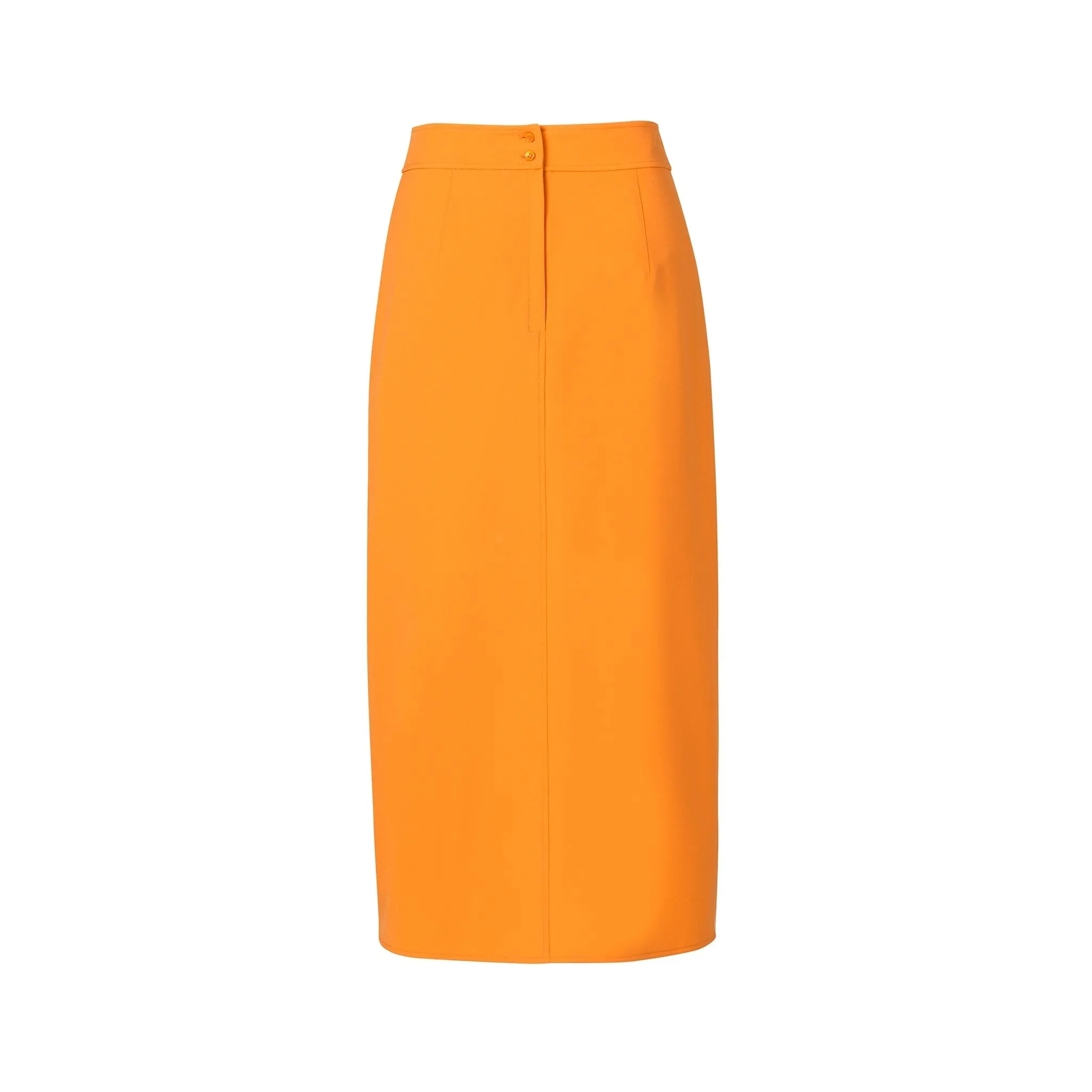 Orange Straight Skirt