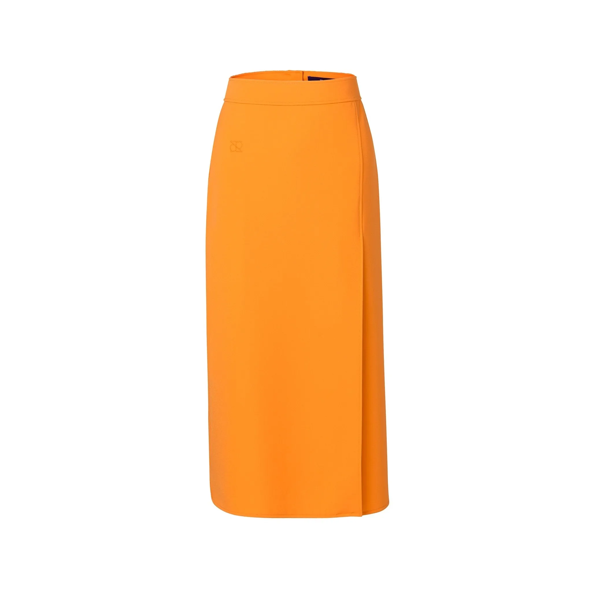Orange Straight Skirt