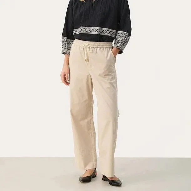 Part Two JoniaPW Trousers in French Oat