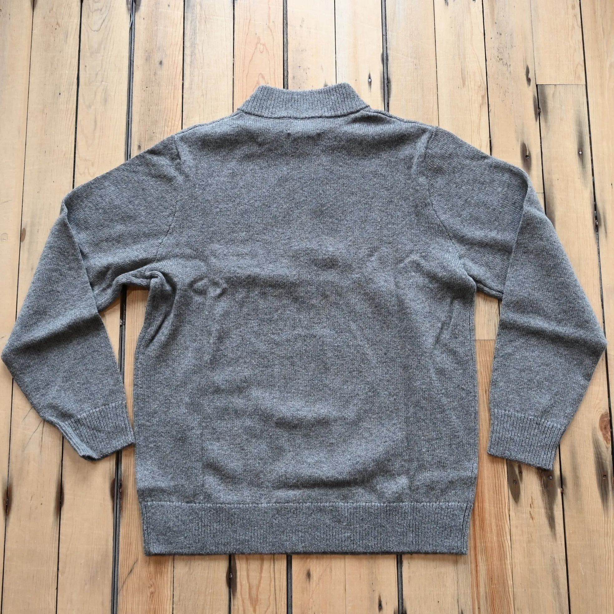 Pendleton Men's 1/4 Zip Sweater in Stone Heather