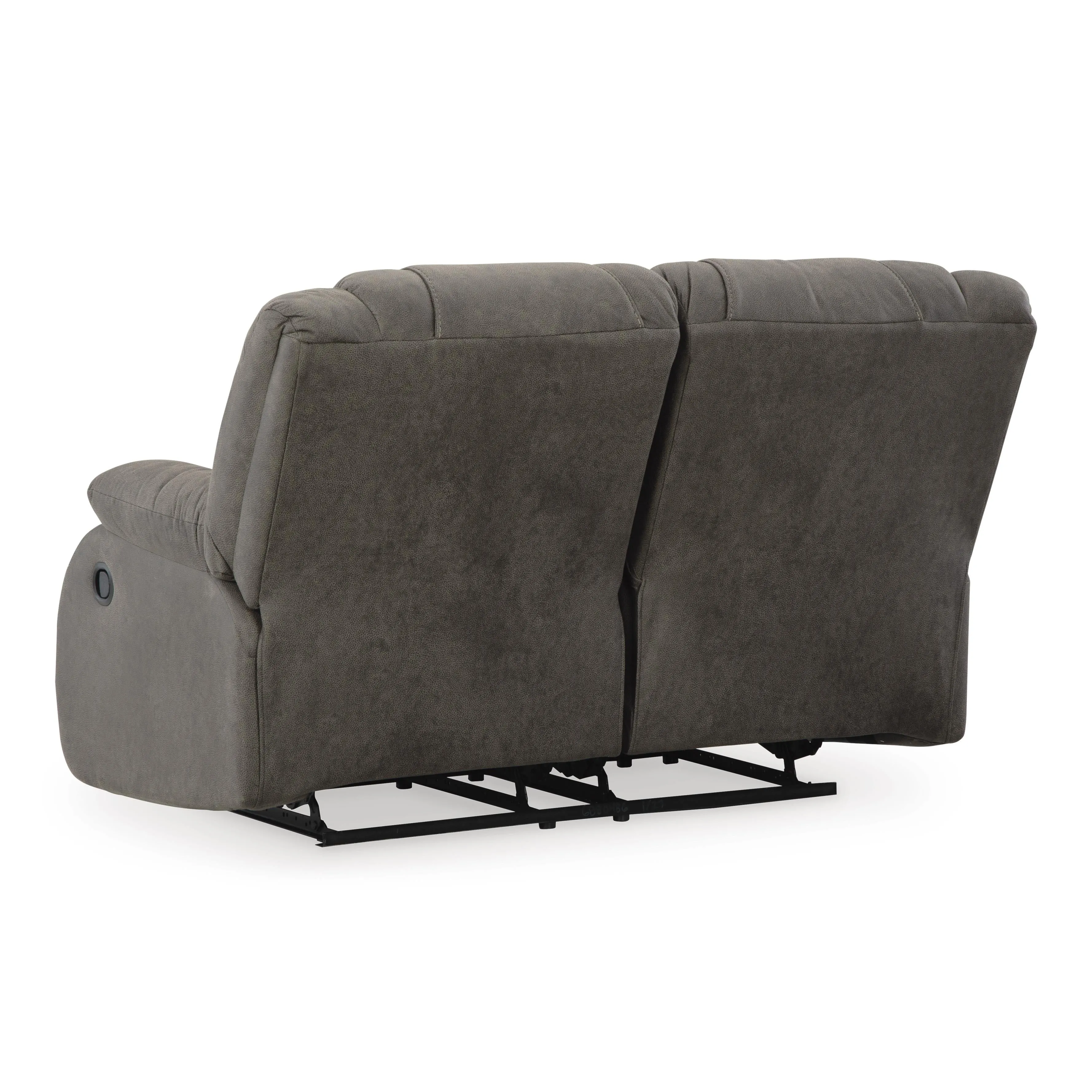 Signature Design by Ashley First Base Reclining Leather Look Loveseat 6880486C