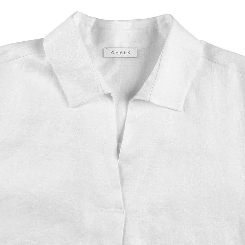 Sophie Linen Shirt White