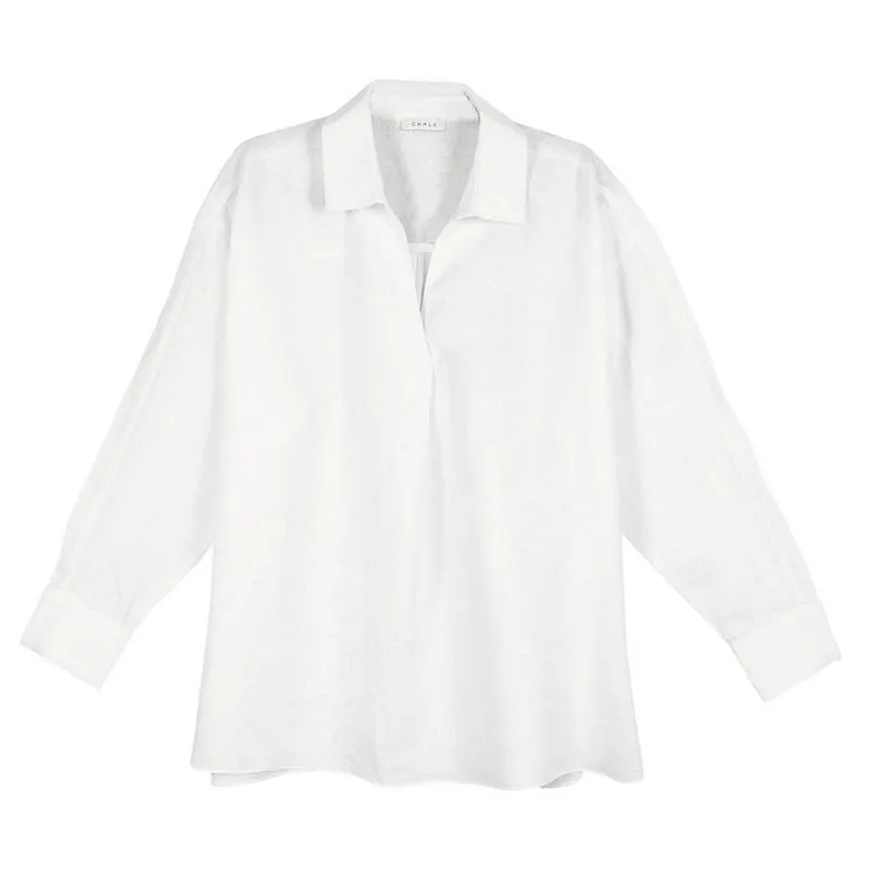 Sophie Linen Shirt White