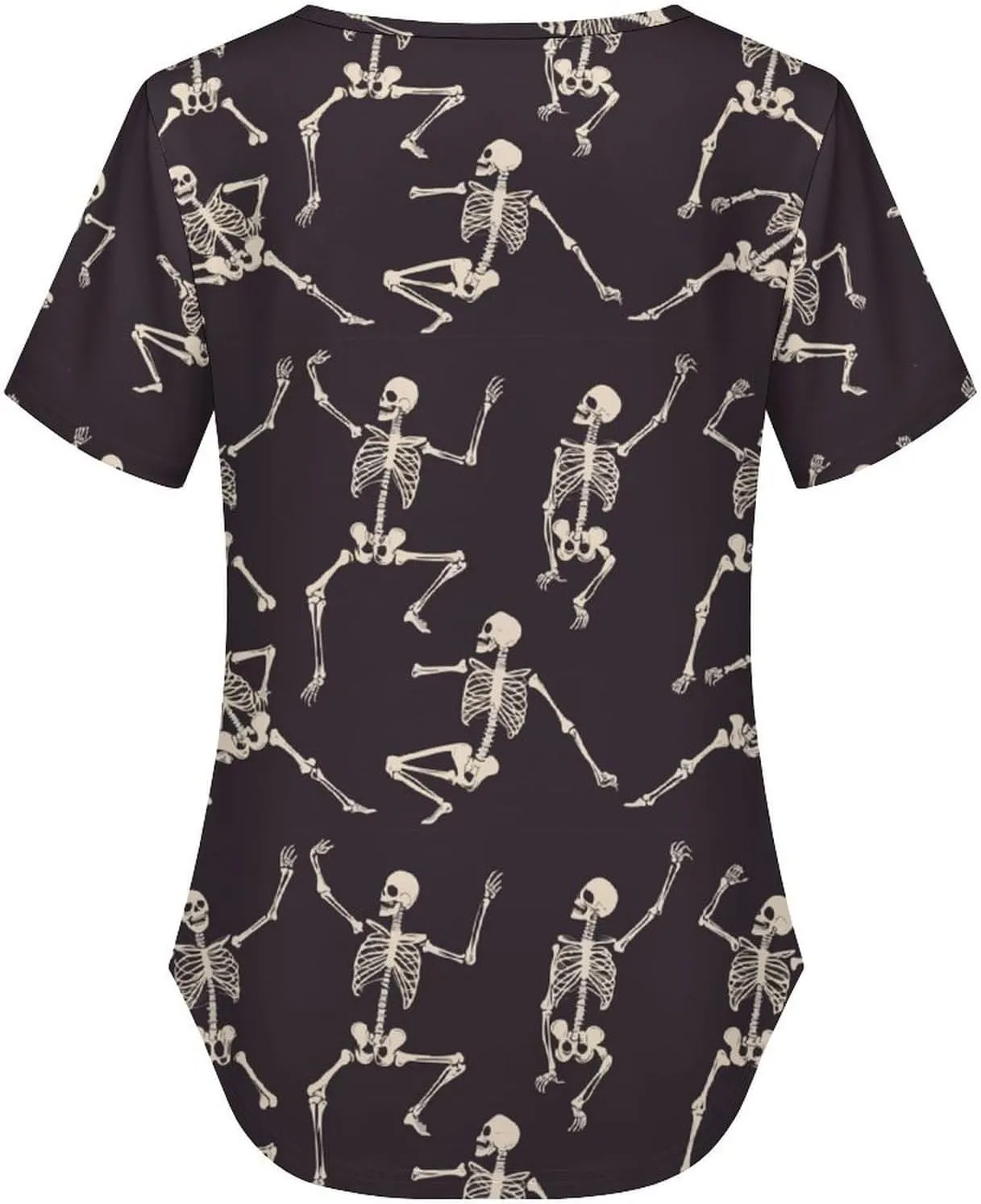 Summer Tops for Women Cute Cartoon Pattern T Shirts V Neck Short Sleeve Pullover Cute Basic Fit