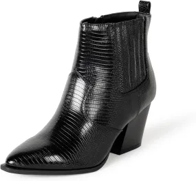 The Drop Women's Sia Pointed-Toe Western Ankle Boot