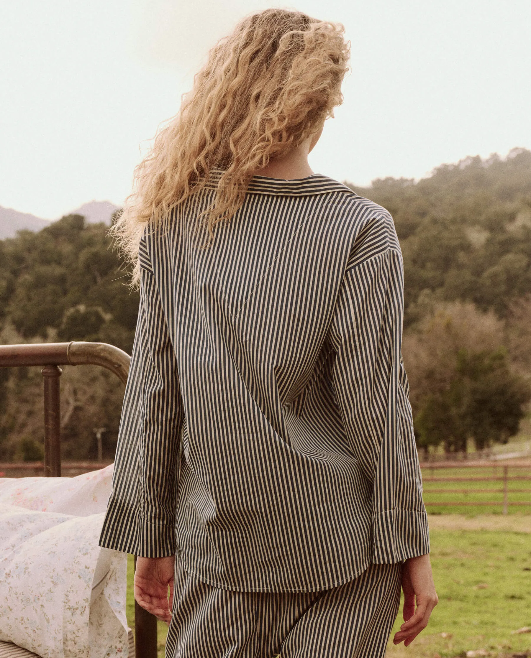 The Pajama Shirt. -- Horizon Stripe