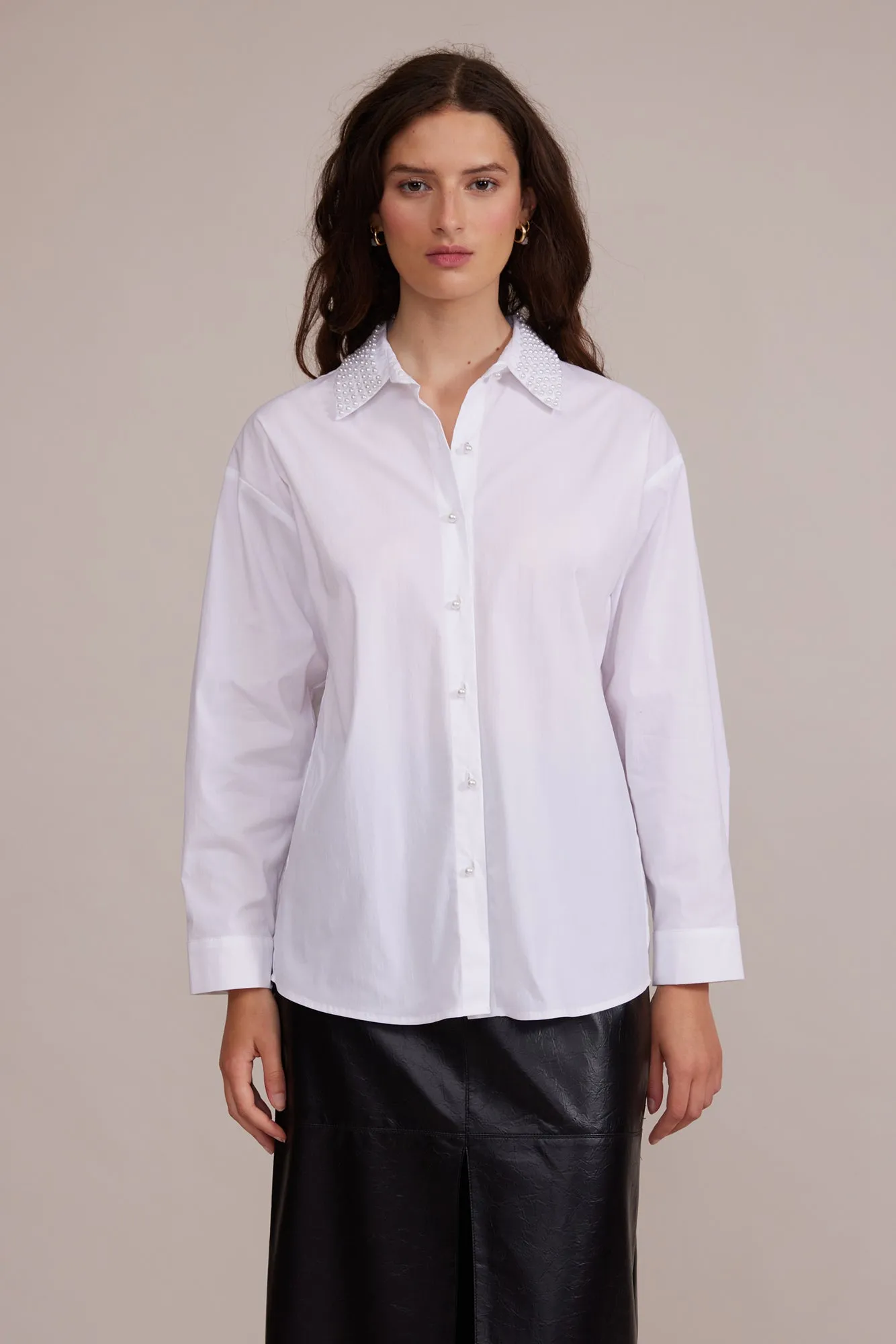 Torin Pearl Blouse - White