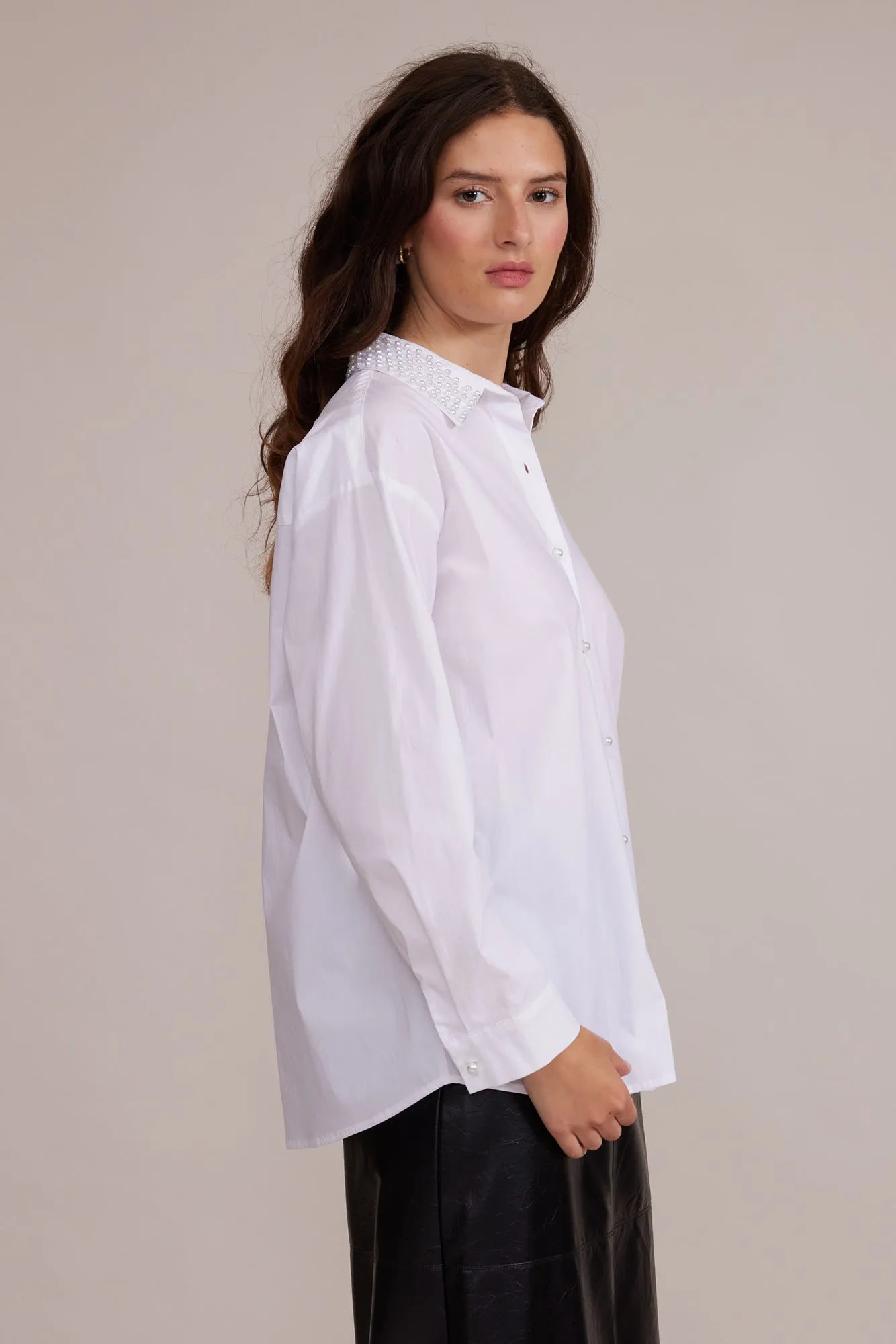 Torin Pearl Blouse - White