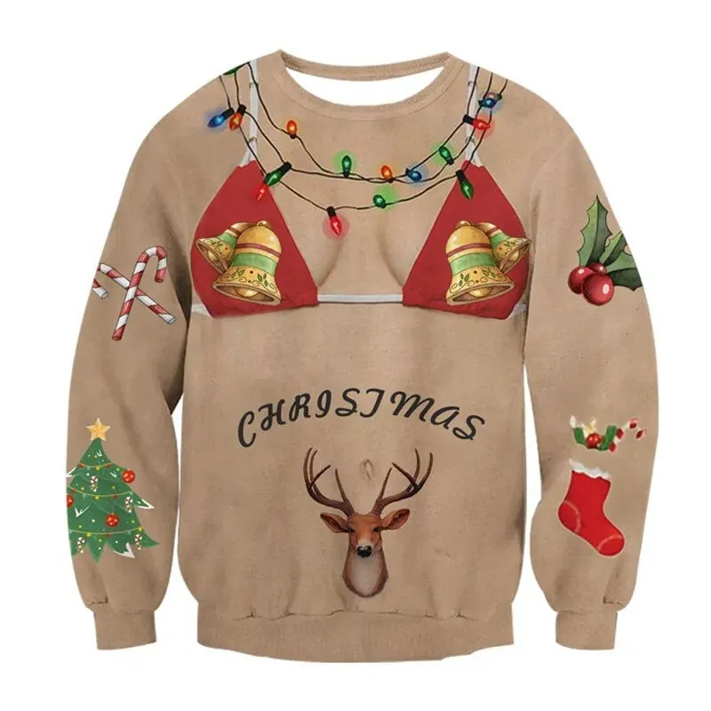 Ugly Christmas Sweaters 6 Options -Unisex