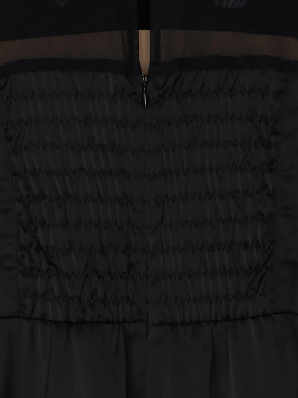 UPPER EMBROIDERY FLARE DRESS