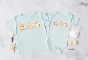 Watercolor Beach Toys Shirt
