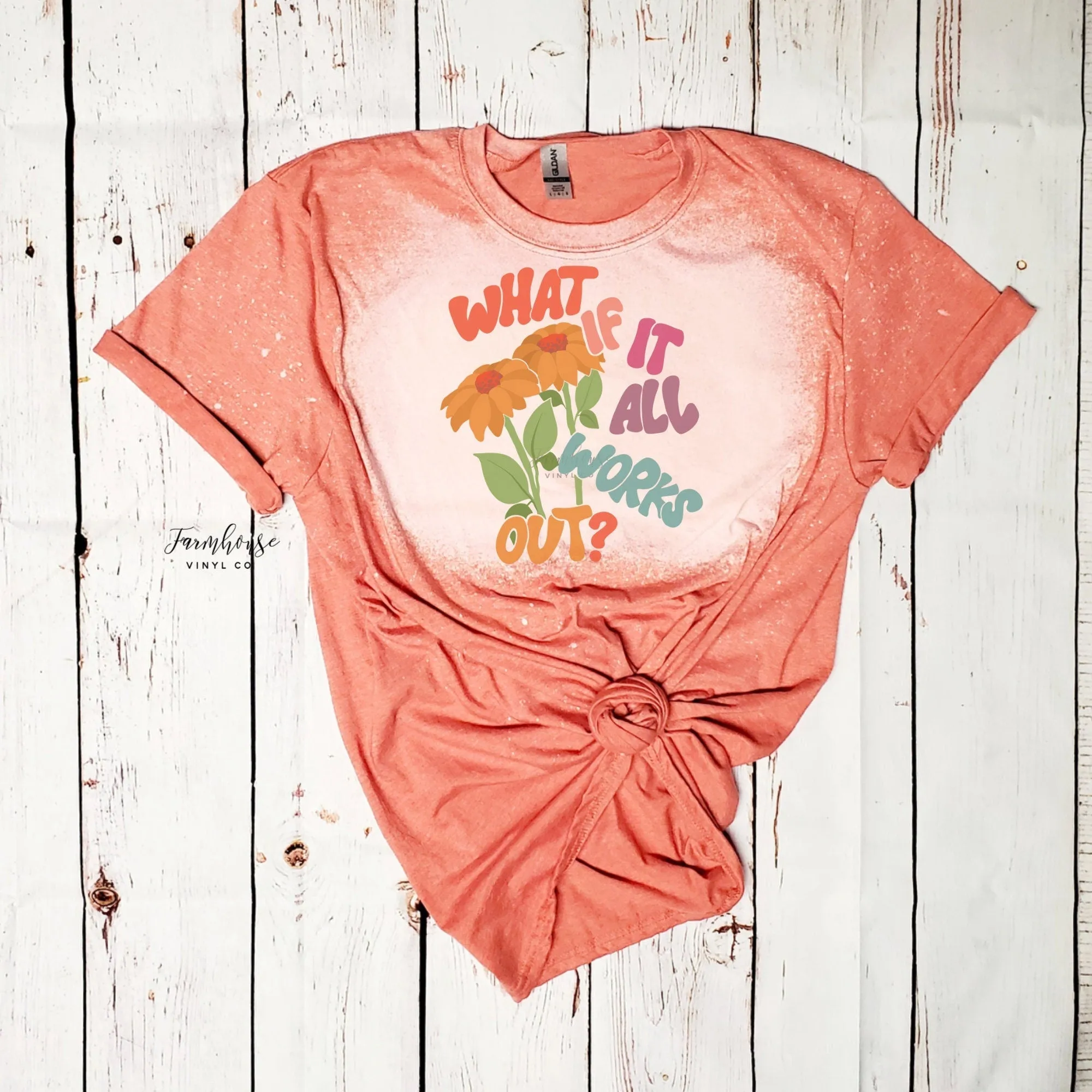 What if it All Works Out Retro Font Shirt