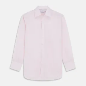 White and Pink Wide Stripe Mayfair Shirt