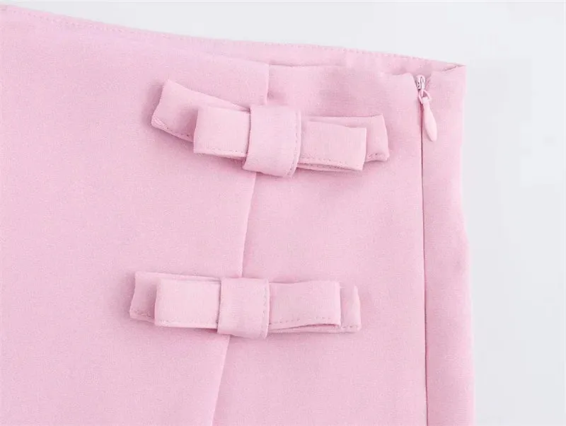 Women Buckle-Accent Mini Skirt