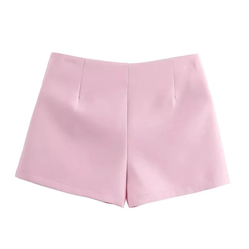 Women Buckle-Accent Mini Skirt