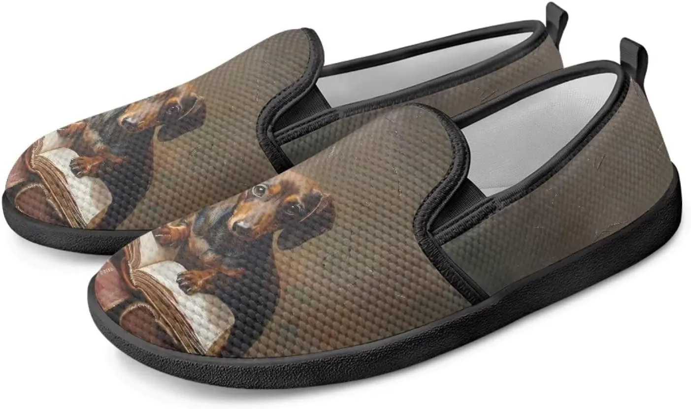 Women's Causal Dog Walking Shoes Non Slip Loafers Flats Breathable Mesh Sneakers Comfort Office Work Shoes