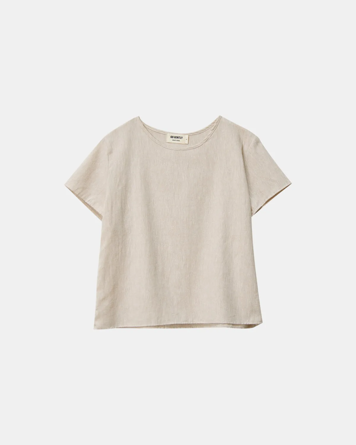Womens Woven Tee